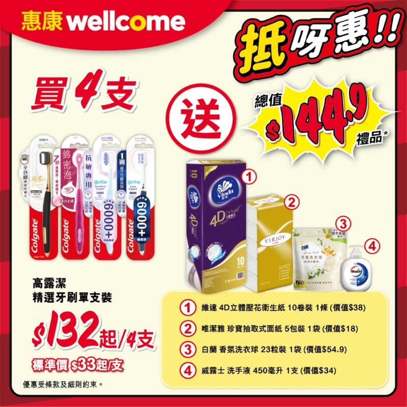 惠康超市快閃優惠！