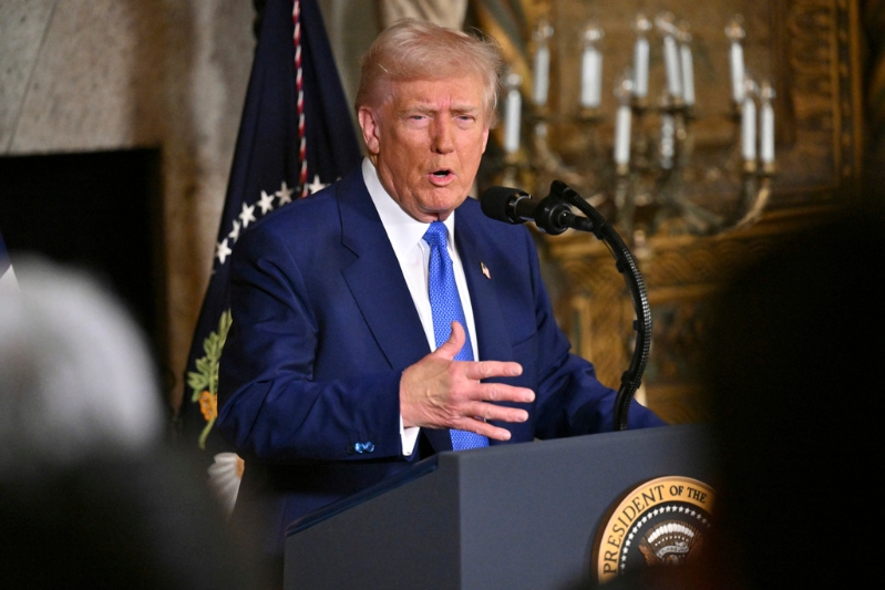 特朗普表示，歐洲若派兵入烏將全力支持。美聯社