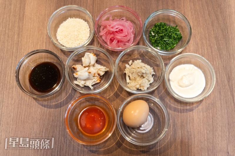 美式蟹肉餅材料