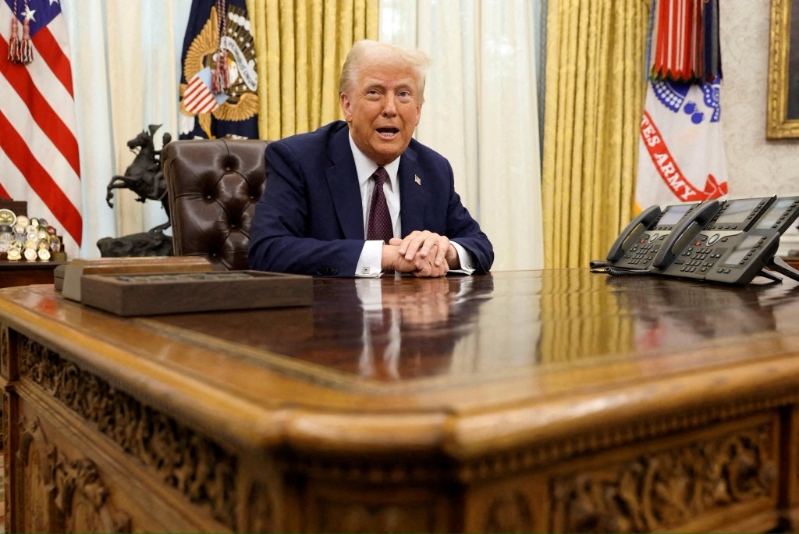 特朗普強化對華雙向投資的限制。路透社