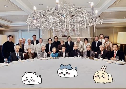 陳水扁秀“昔北市府團隊”最新聚餐照 陳水扁秀“昔北市府團隊”最新聚餐照