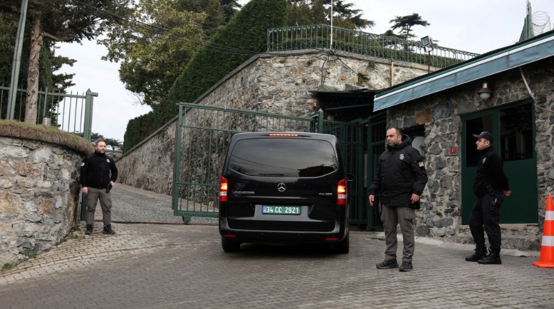 美俄代表27日在土耳其伊斯坦堡美國總領事館官邸會談。路透社