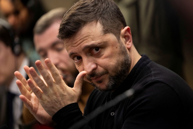 澤連斯基不認為美國會停止對烏克蘭的援助。路透社