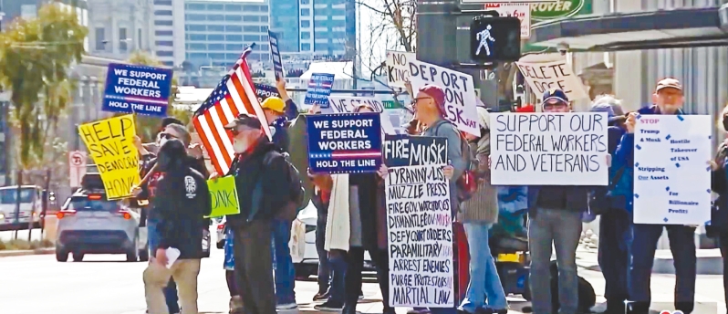 民眾抵制特斯拉。