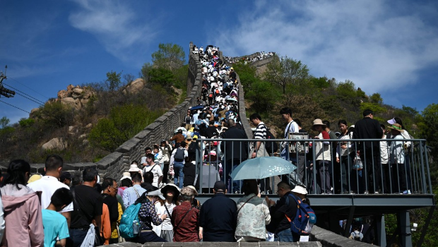 北京八達嶺長城景區。