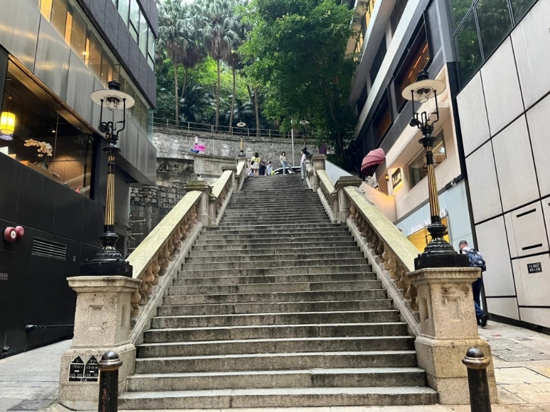 9.都爹利街樓梯：作為另一個港產片及電視劇取景之處（小紅書）