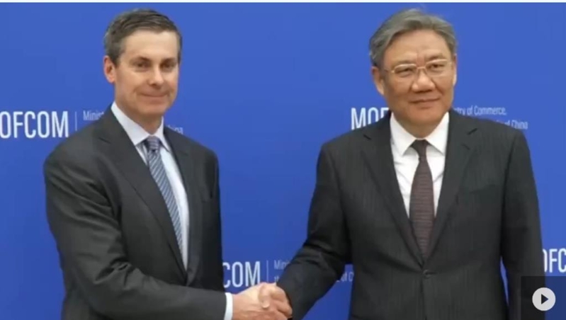 王文濤會見禮來制藥董事長兼CEO戴文睿。