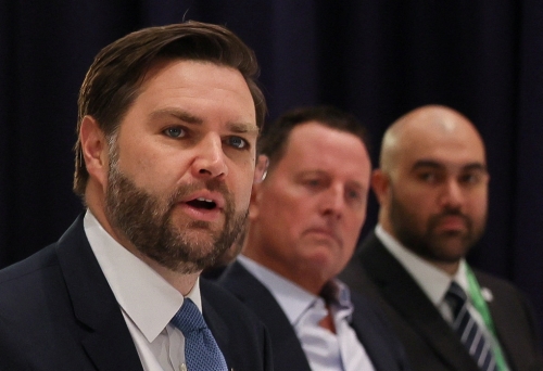 美國副總統萬斯。 路透社