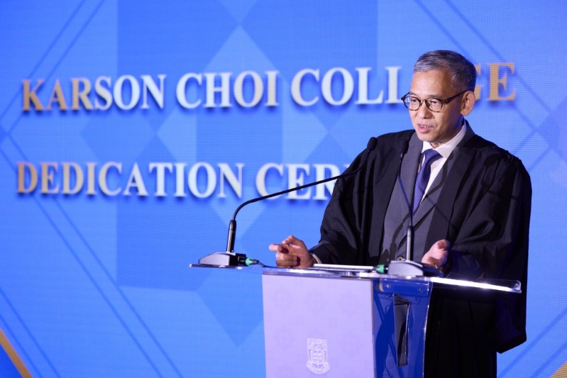 銘謝禮后，廉政專員胡英明擔任高桌晚宴主講嘉賓。