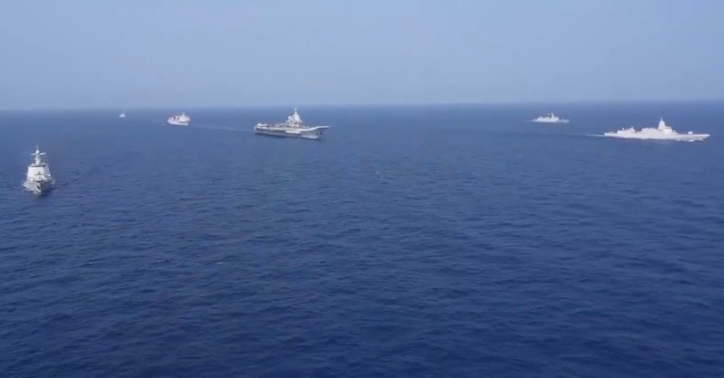 解放軍宣傳片“降妖除魔”截圖。