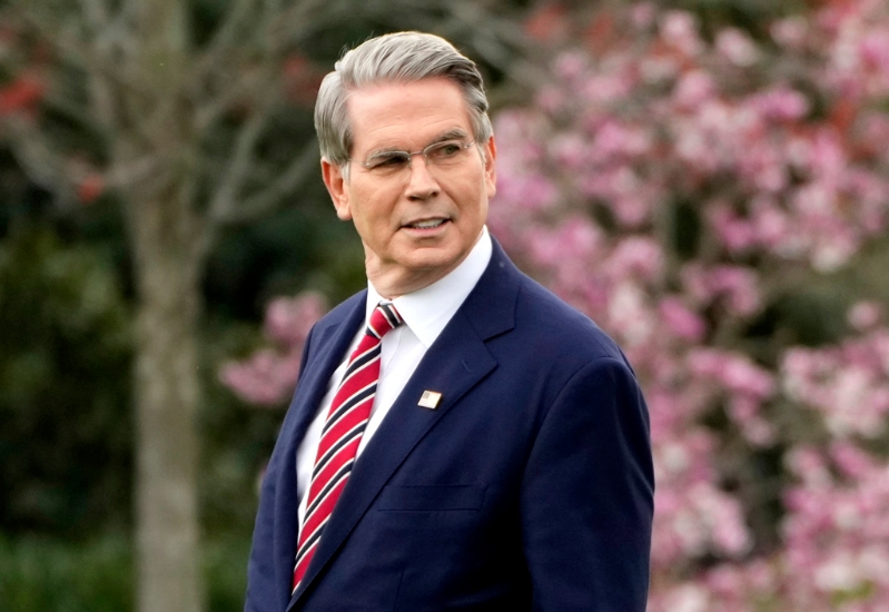 美國財政部長貝森特。美聯社