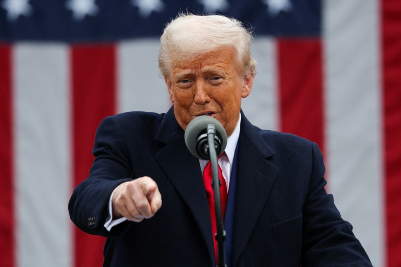 川普稱大家感到「不安」、「害怕」讓他決定暫緩關稅 。