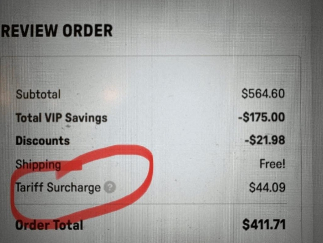 關稅附加費 關稅附加費