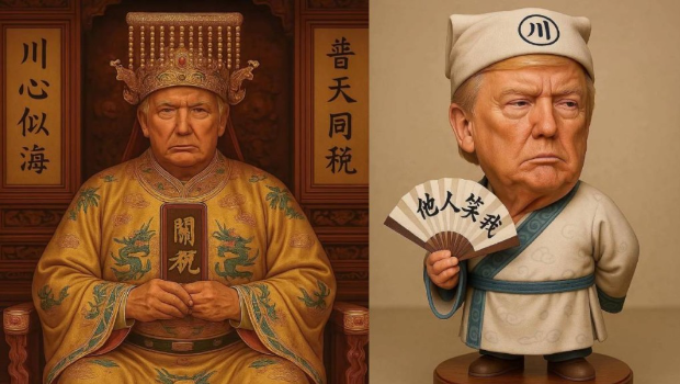 內地網友惡搞特朗普。