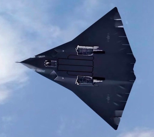 中共近期頻繁地測試6代戰機與川普推動俄烏克停戰火失敗，可能是川普倉促敲定NGAD開發案的重要因素。圖為中共近期測試的新一代戰機。（圖／騰訊網）