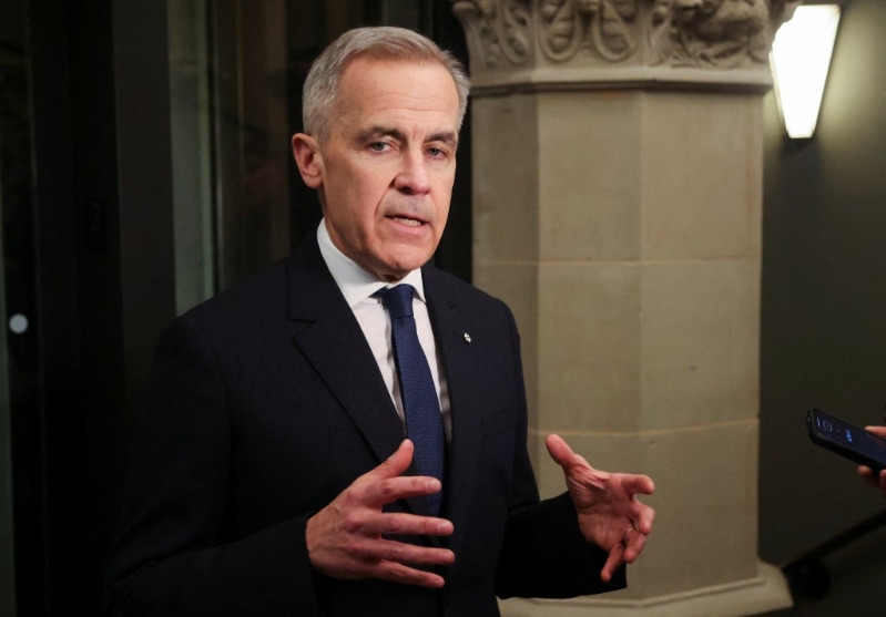 加拿大總理卡尼稱將采取反制措施對抗關稅。 路透社