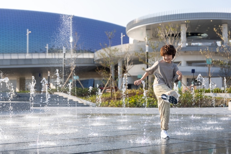 噴泉廣場親水空間 噴泉廣場親水空間