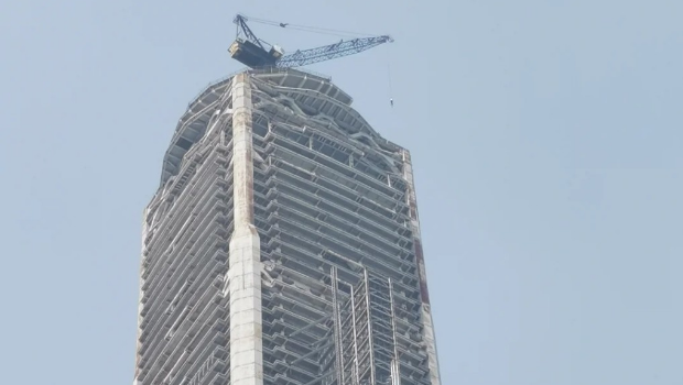 天津117大廈動工至今已17樓