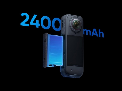 X5配備全新2,400mAh，續航時間大幅延長至185分鐘。