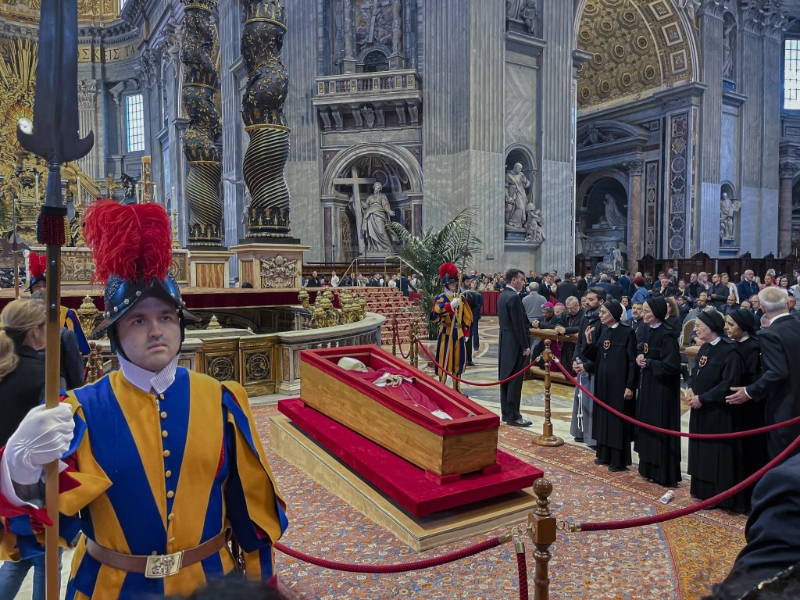 教宗方濟各的葬禮彌撒在周六舉行。