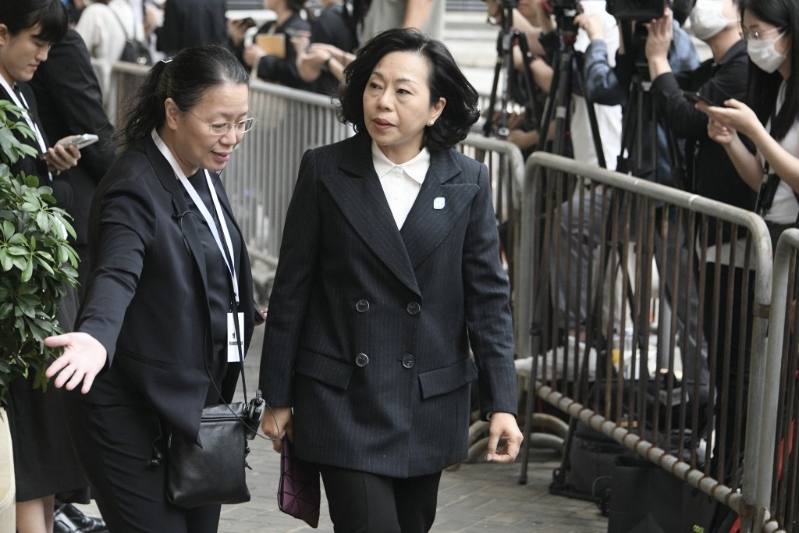 民青局局長麥美娟。（陳浩元攝）