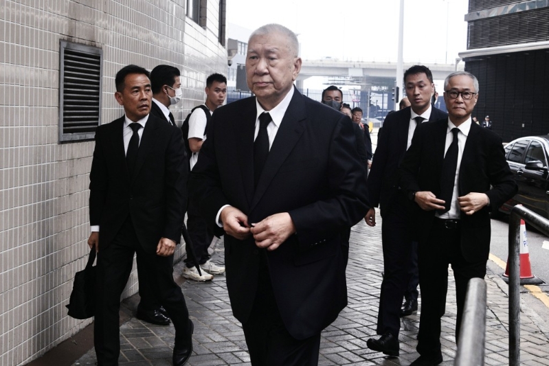 全國政協副主席、澳門前特首何厚鏵。 （陳浩元攝）