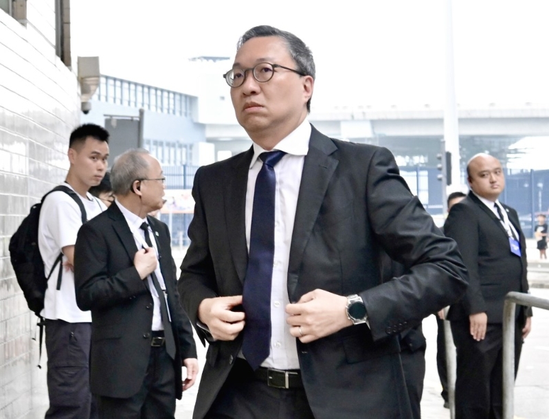 律政司司長林定國。 （劉駿軒攝）