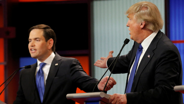 美國總統特朗普可能會讓國務卿魯比奧（Marco Rubio，左）無限期兼任國安顧問