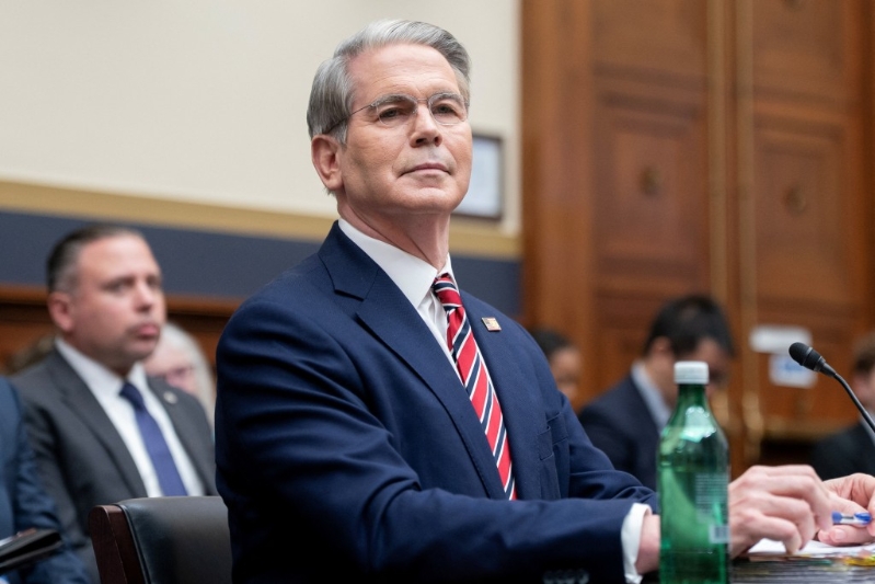 美國財長斯貝森特。 路透社