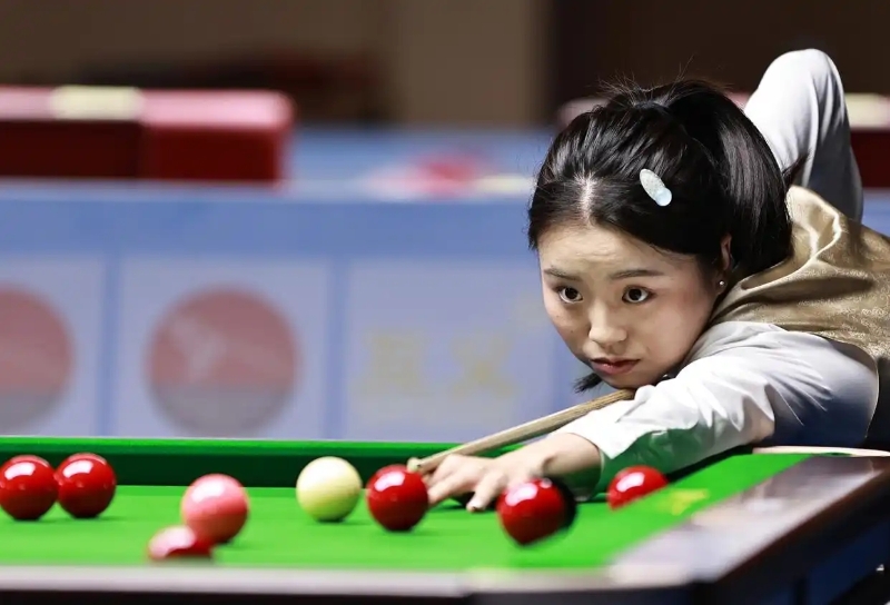 白雨露在比賽中。