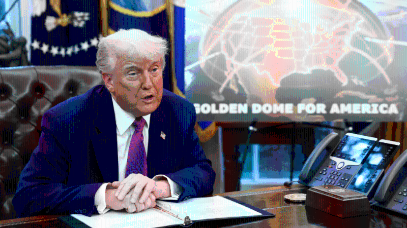 特朗普公布“金穹”導彈防御系統發展規劃。