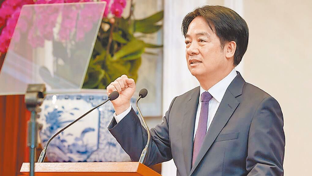 民進黨籍臺灣領導人賴清德上任已滿周年