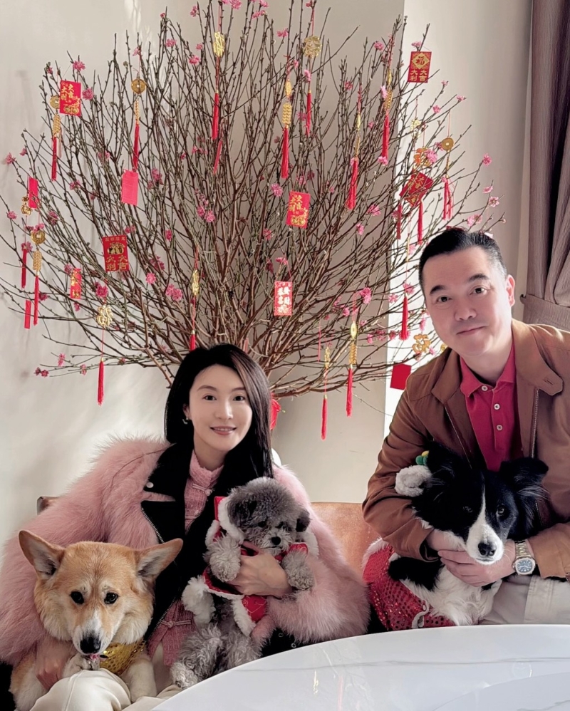 林夏薇與丈夫莫贊生。