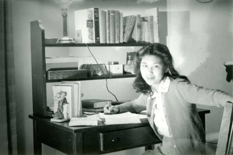 大學時代的孫穗瑛。