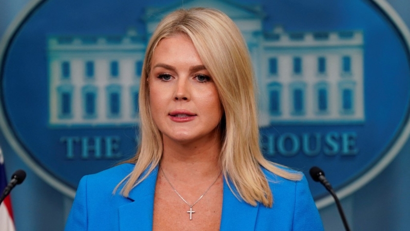 白宮萊維特指特朗普正與團隊審視貿易協議細節，目前對內容感滿意。 路透社.jpg