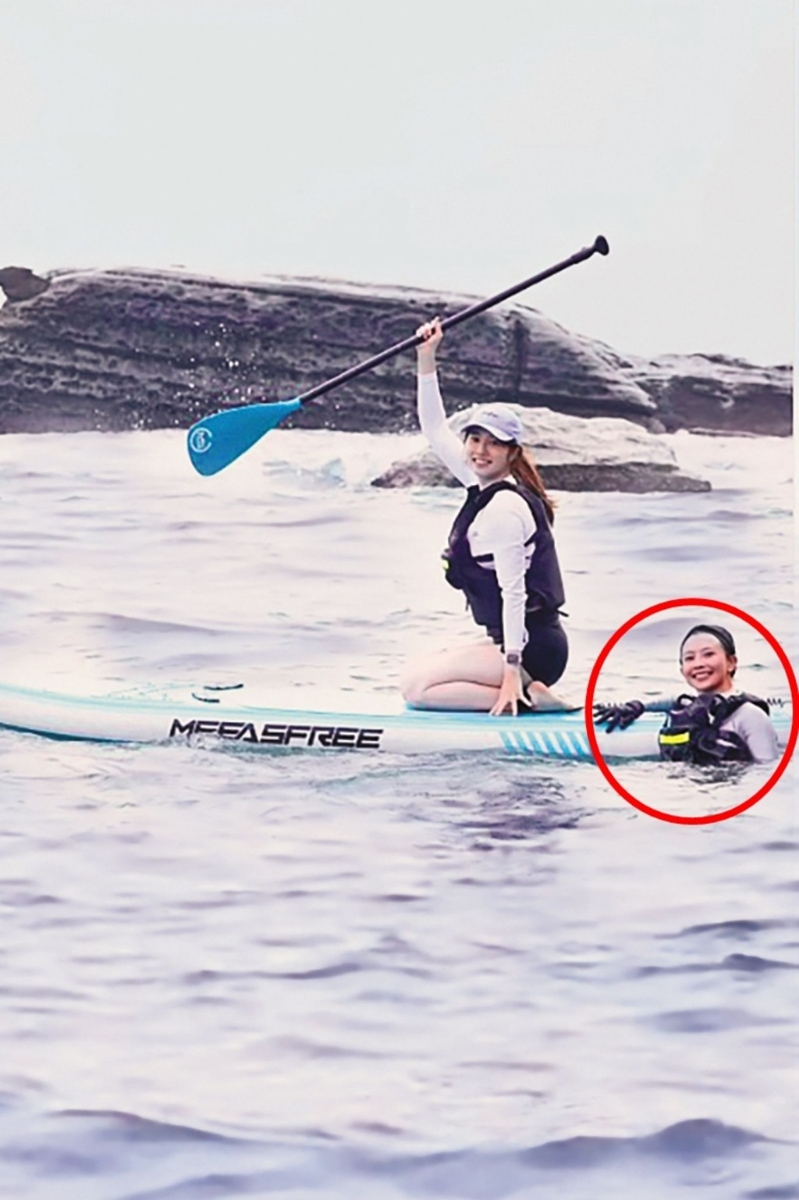 趙駿亞在IG分享的照片拍到吳婉君。