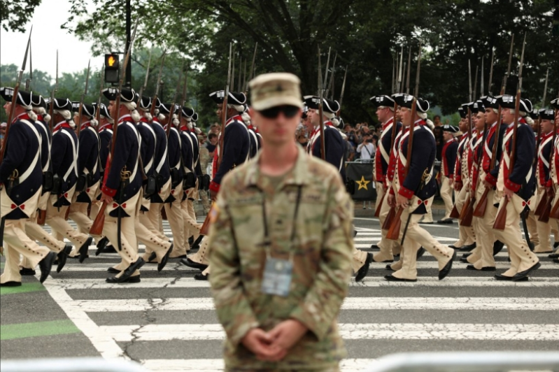 美國陸軍成立250周年閱兵周六舉行。路透社