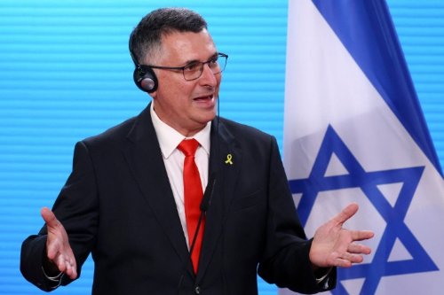 以色列外交部長薩爾。 路透社