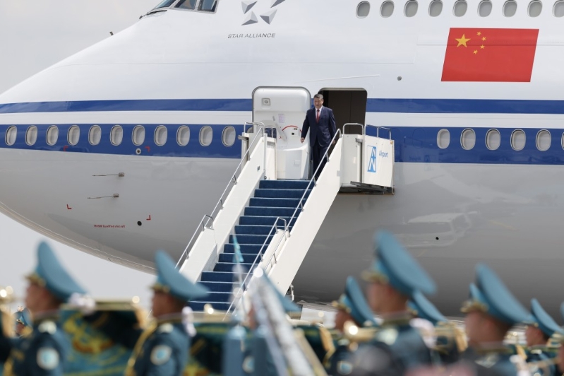 國家主席習近平應哈薩克斯坦總統托卡耶夫邀請，出席第二屆中國-中亞峰會。 新華社