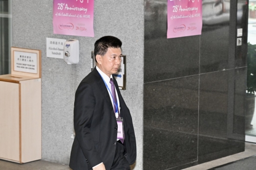 香港友好協進會會長譚錦球。 劉駿軒攝