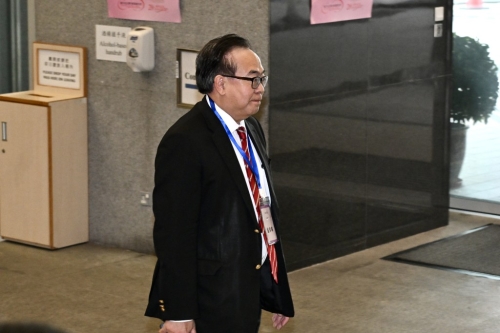 經民聯主席盧偉國。 劉駿軒攝