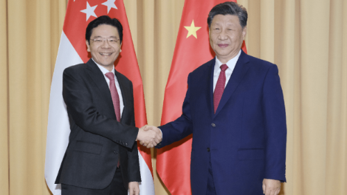 新加坡總理黃循財周日首次訪華