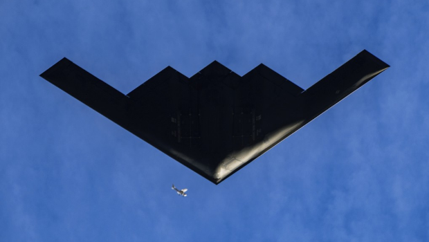 美國B-2轟炸機。