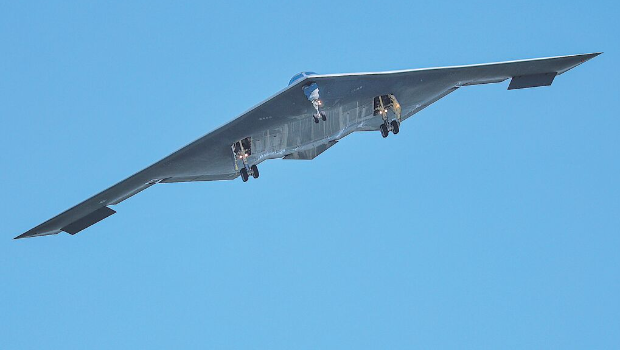 圖為B-2轟炸機。