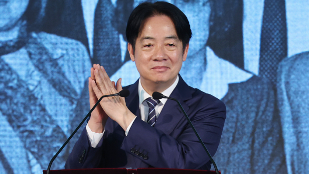 圖為身兼民進黨主席的“總統”賴清德出席民進黨“全代會” 圖為身兼民進黨主席的“總統”賴清德出席民進黨“全代會”