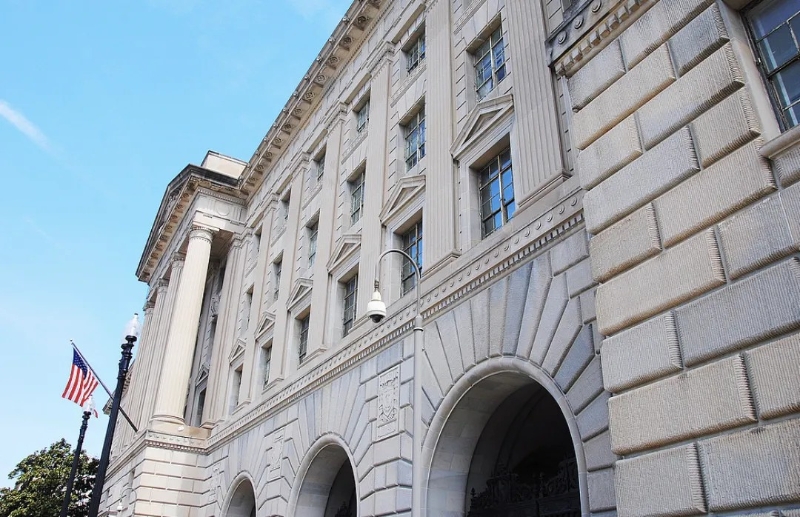 美國商務部大樓 資料圖 圖源:外媒 美國商務部大樓 資料圖 圖源:外媒