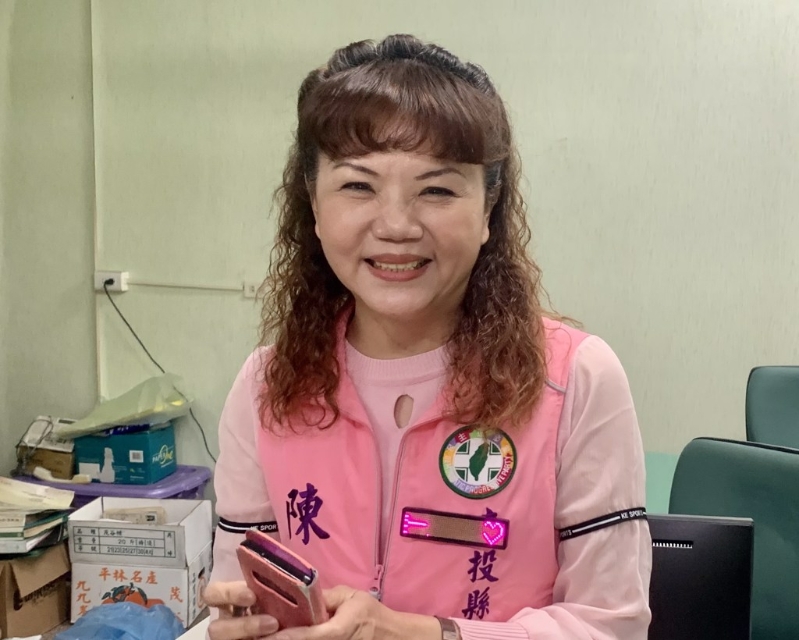 民進黨南投縣議員陳玉鈴。