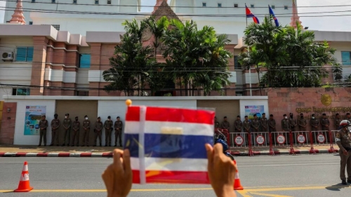 泰國與柬埔寨關系，自邊境爆衝突后不斷惡化。路透社