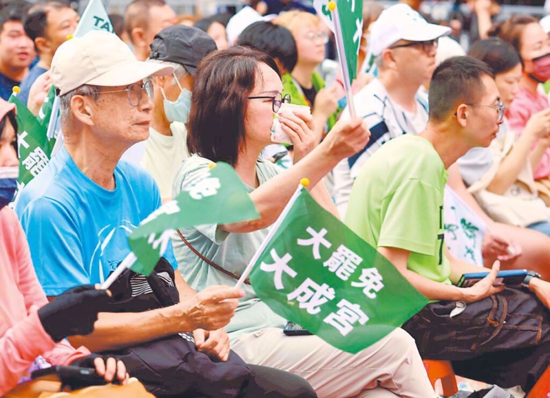 大罷免首波投票結果不似綠營預期樂觀。中時數據照