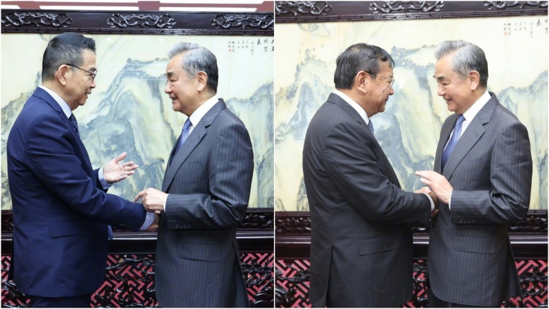 中柬泰三國外長在云南茶敘